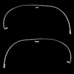 1973-87 Square Body Chevy & GMC Truck Upper Seal on Door, Pair
