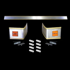 1973-80 Square Body GMC Truck Back Cab Molding Kit, with GMC Emblems, Yellow Stripe