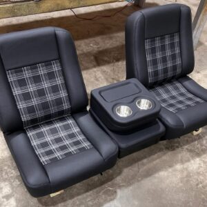 Bucket Seats with Center Console, Brackets & Mounting Hardware